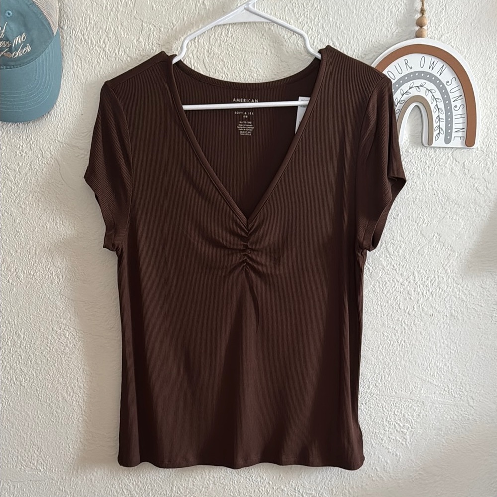 Brown Women's Top